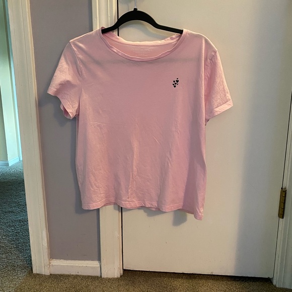 Victoria's Secret Tops - Victoria’s Secret Short Sleeve Women's Lounge T with heart detail